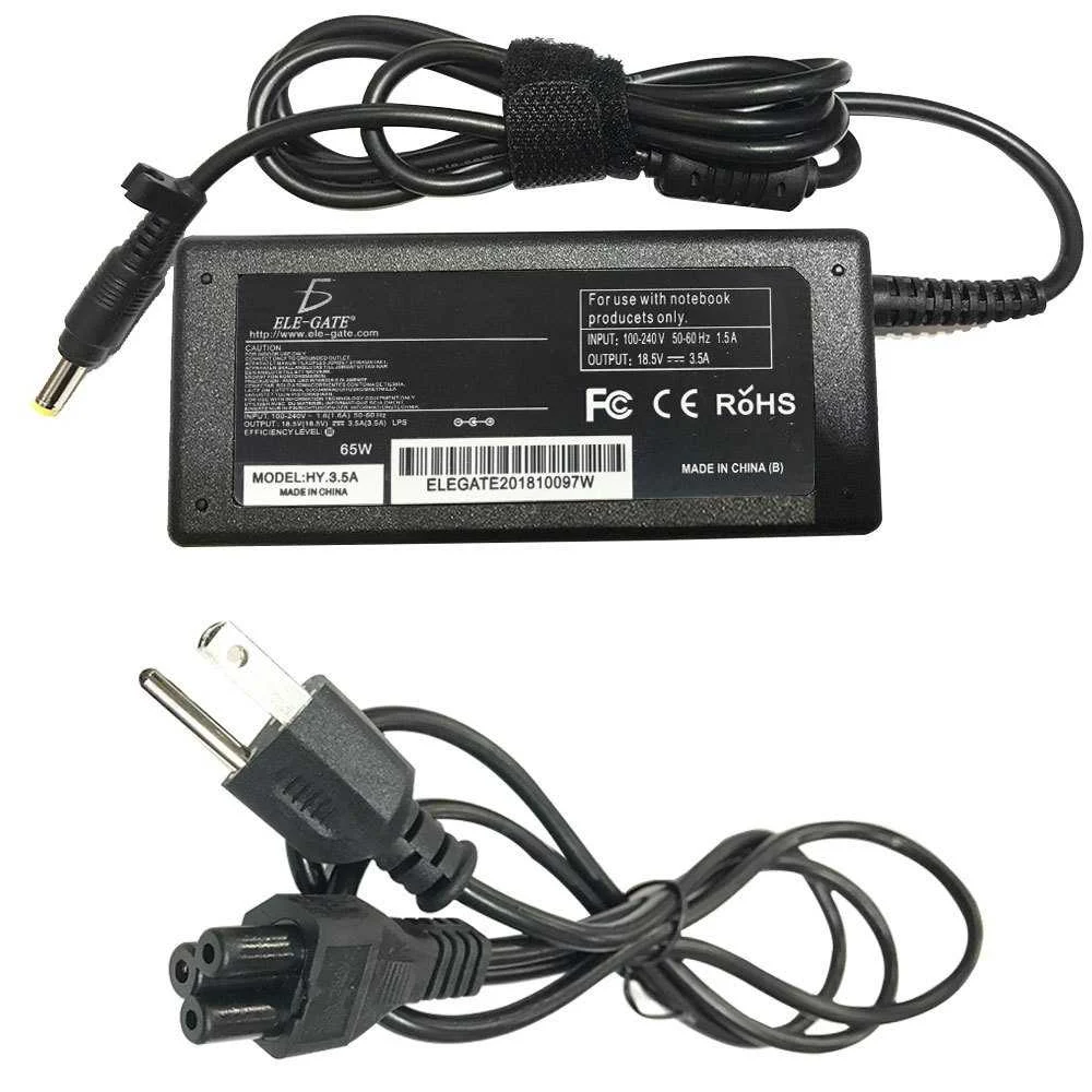 Cargador de punta amarilla para laptop, ...
