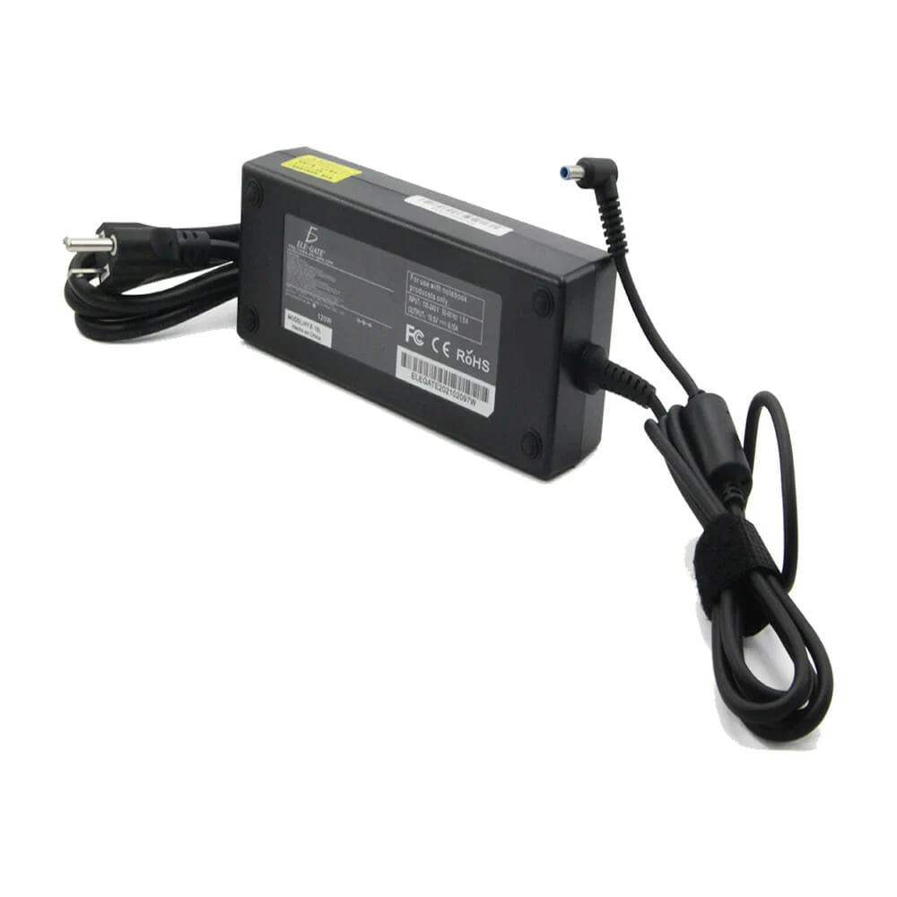 Cargador de punta azul para laptop compa...