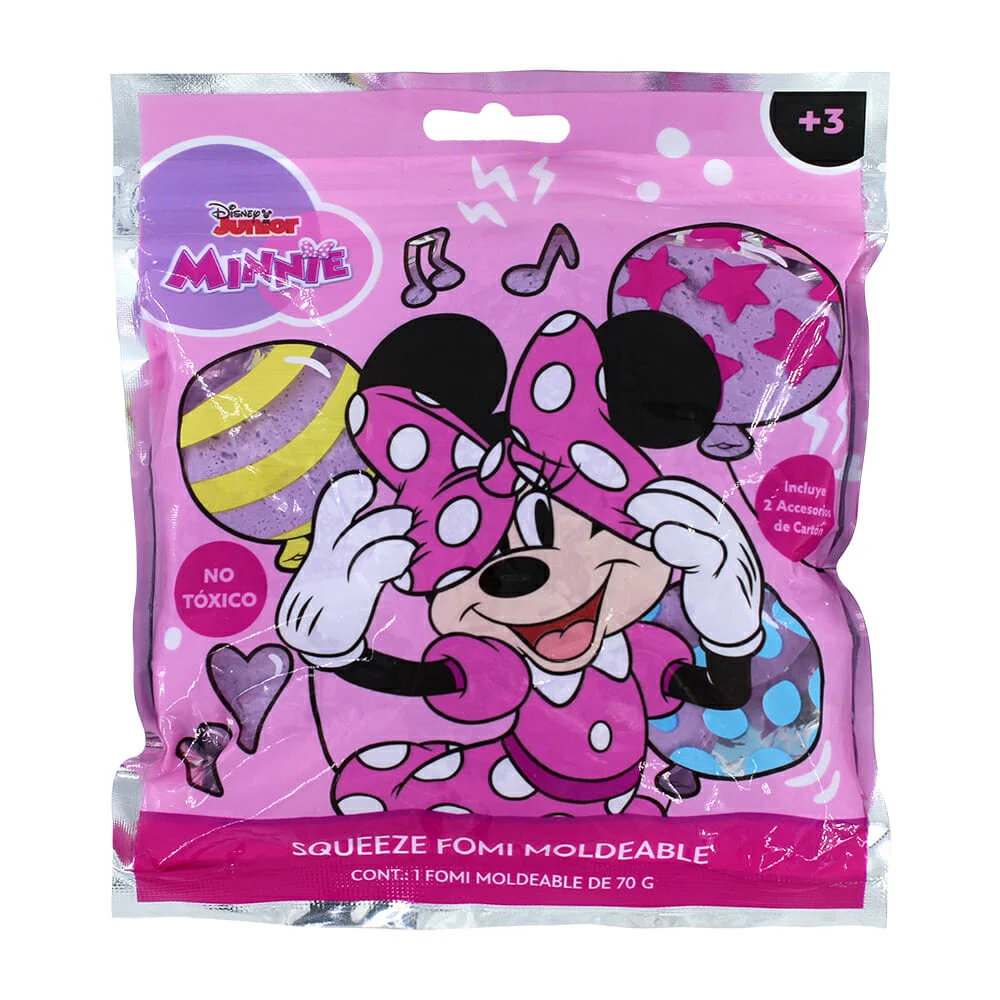 Squeeze foamy moldeable diseño minnie mouse con accesorios, 70g / j2-me81