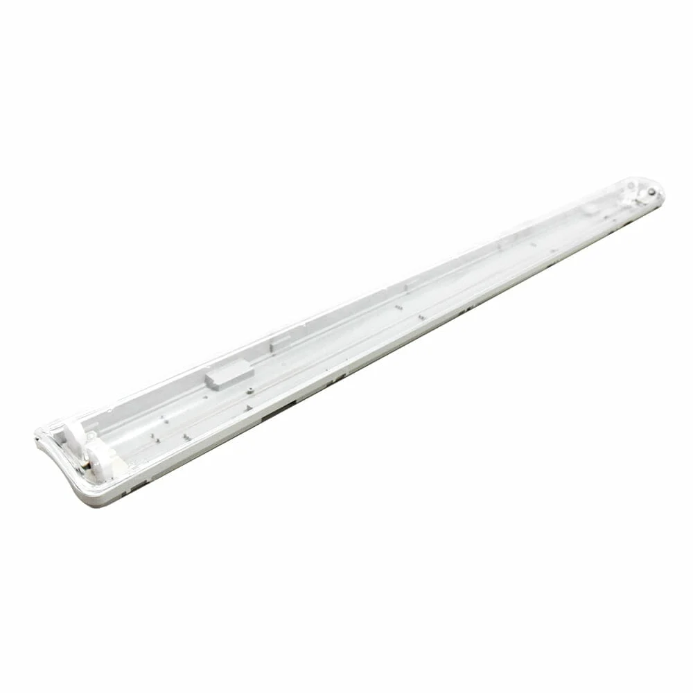 Portalámparas pantalla estanca para 2 tubos led t8 jcl-120 jwj