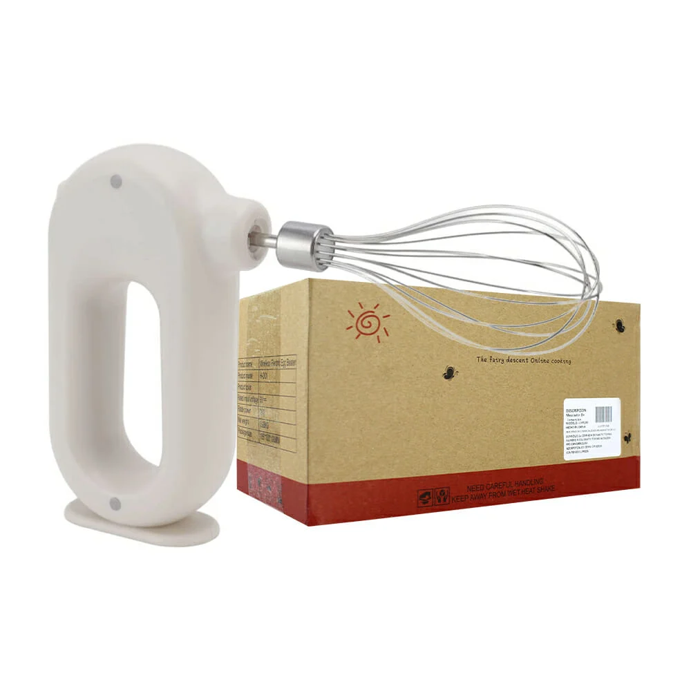 Batidor mezclador eléctrico con 2 aspas intercambiables, variedad de colores / h-d01