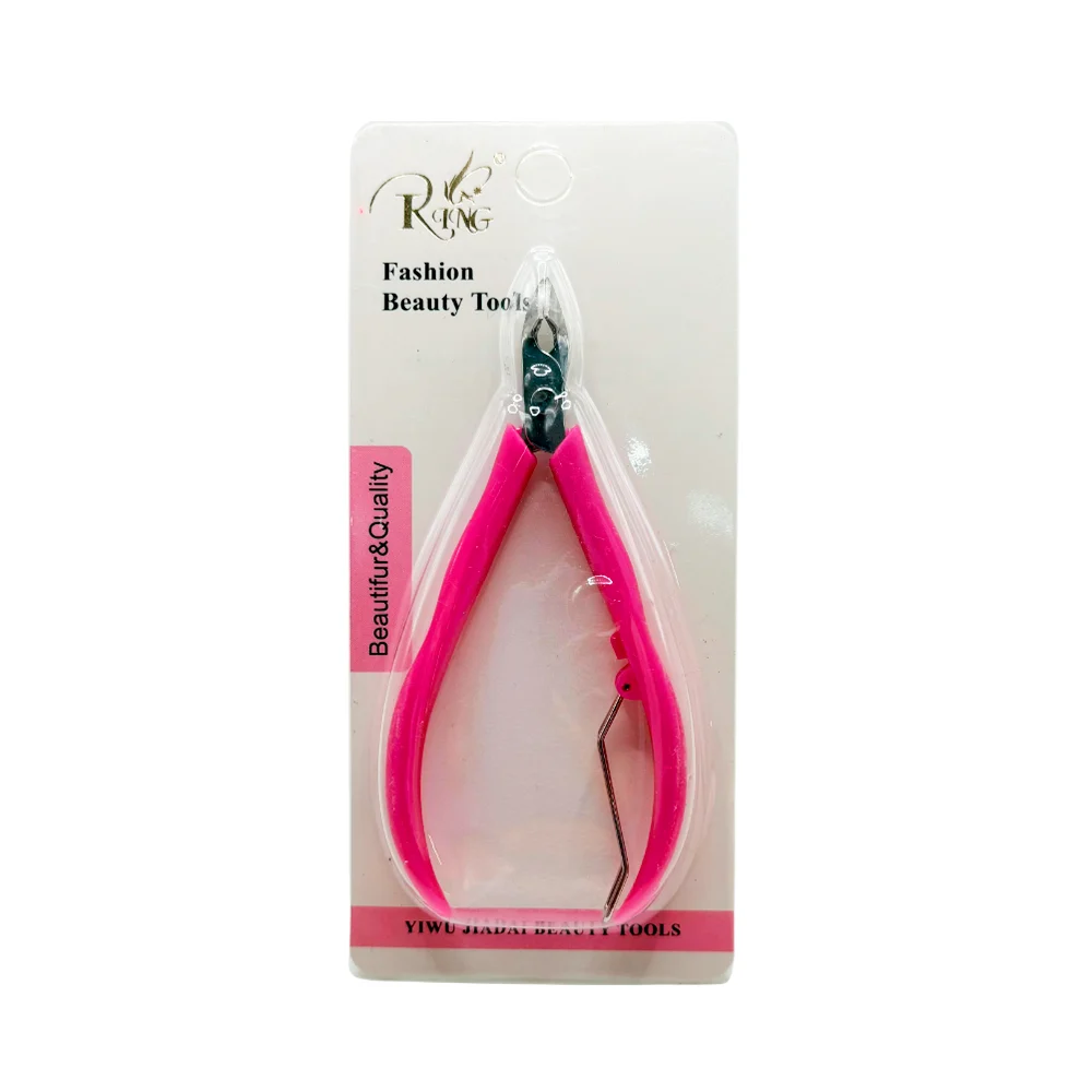 1pza Pinza alicate para manicura metáli...