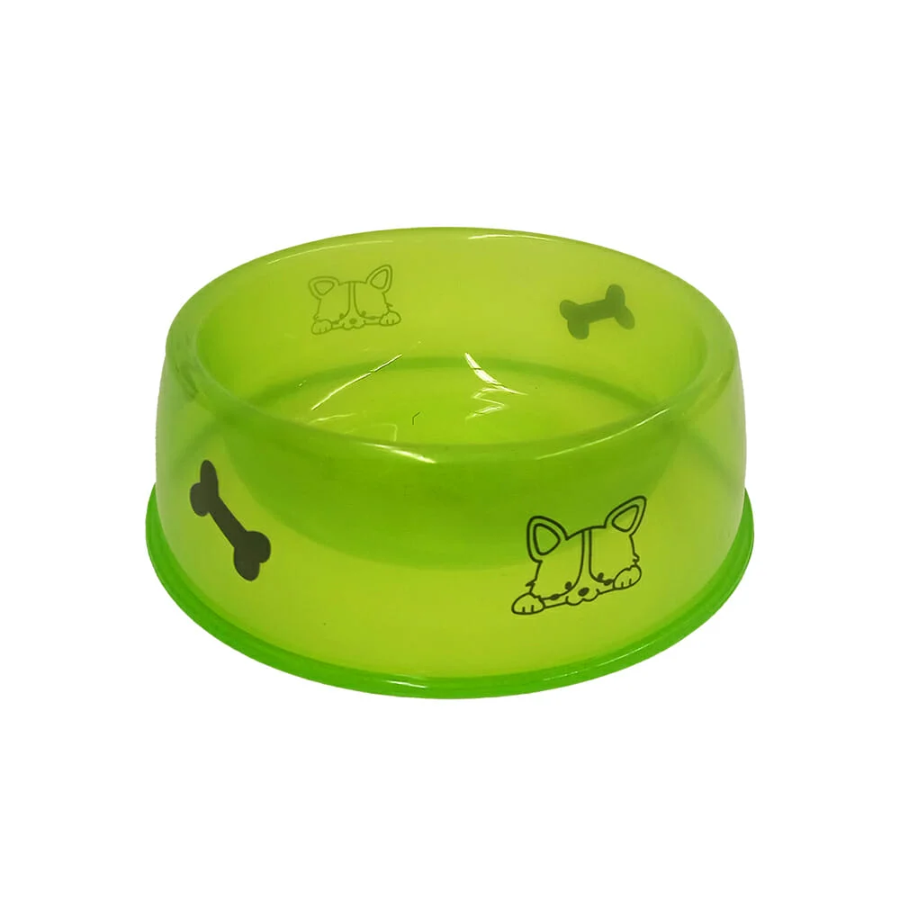 Plato chico redondo translúcido de plá...