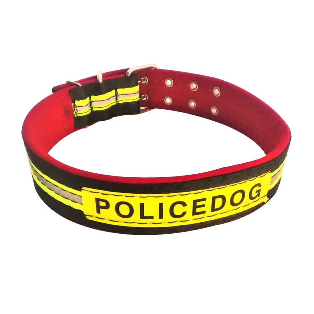 Collar para perro policia con reflejante jr1234