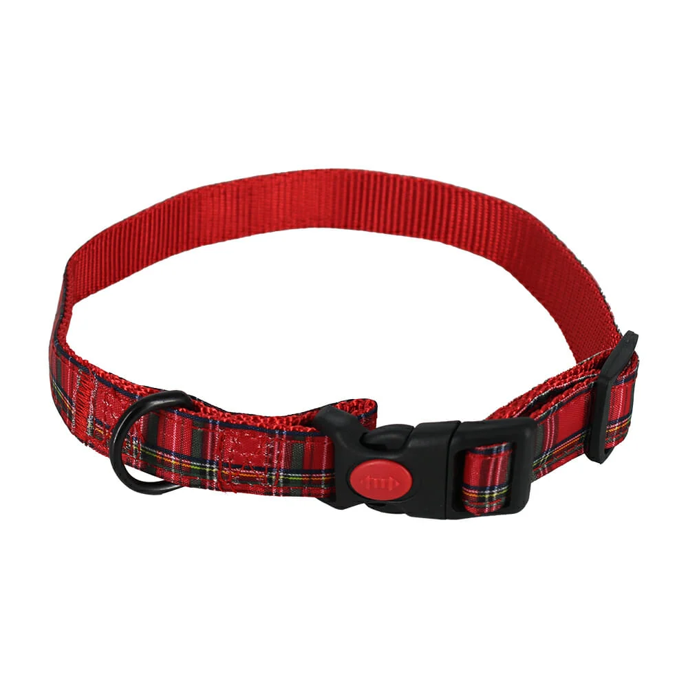 1pza Collar ajustable de tela con diseño tipo rayas líneas y grosor de 2cm para mascota, variedad de colores / jr1265