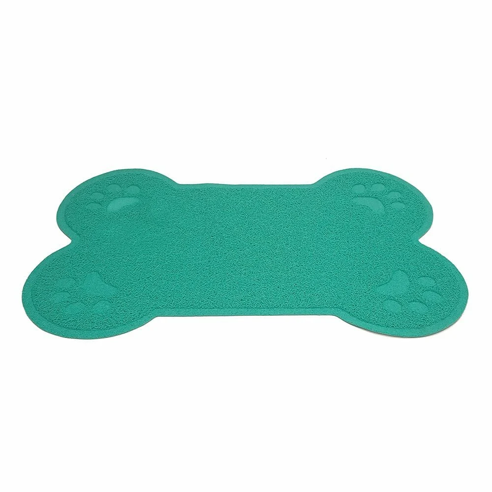 Tapete para mascota en forma de hueso jr1327