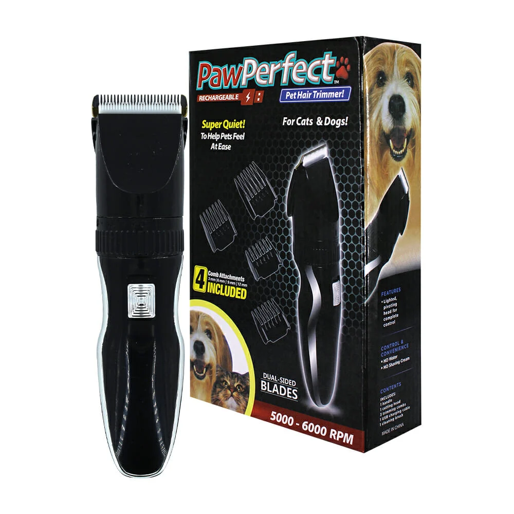 Máquina / rasuradora inalámbrica profesional para cortar pelo de mascotas, 5000-6000rpm jr4007