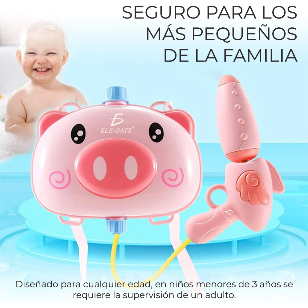 Pistola Con Tanque De Agua Mochila Para Niños
