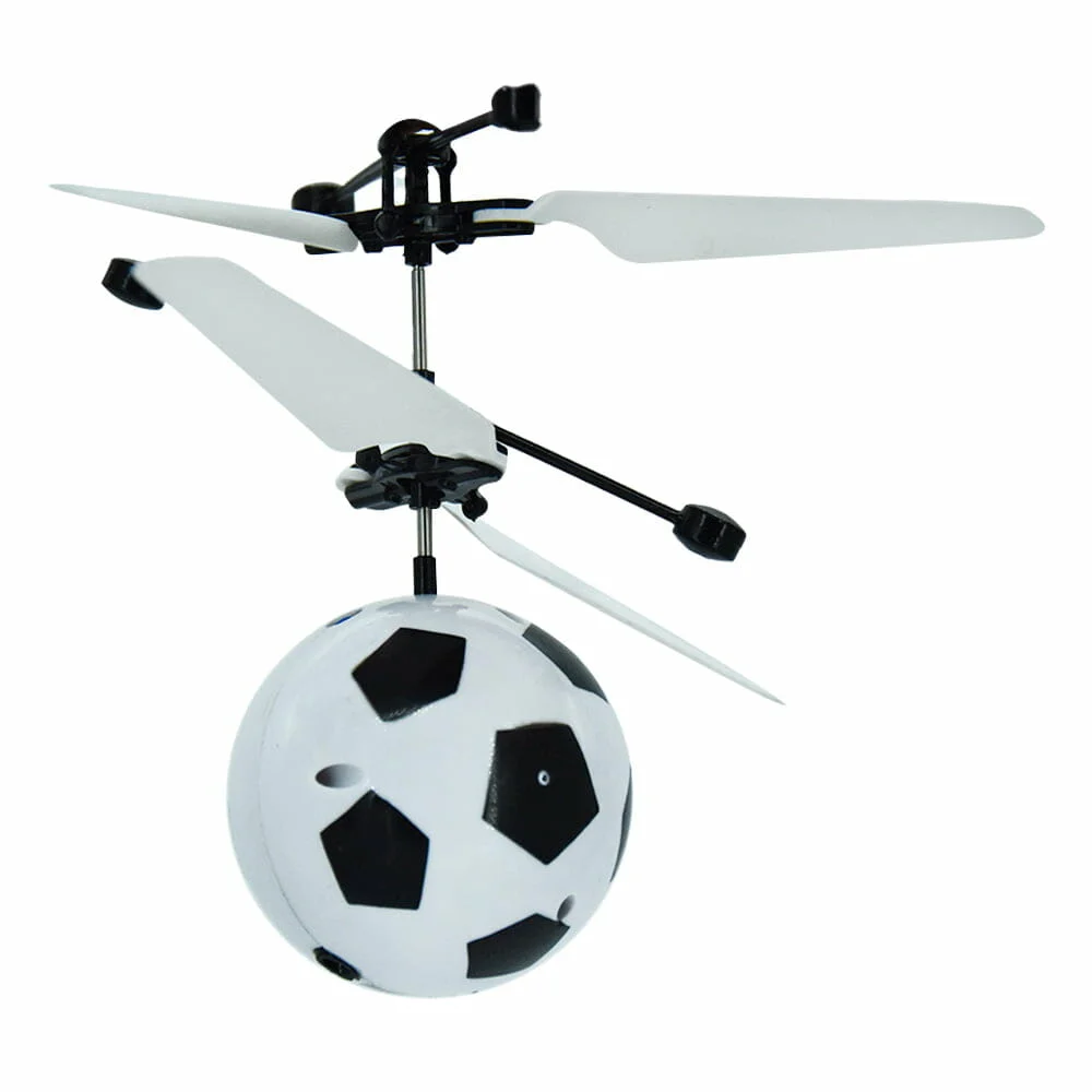 Dron helicóptero en forma de pelota esf...