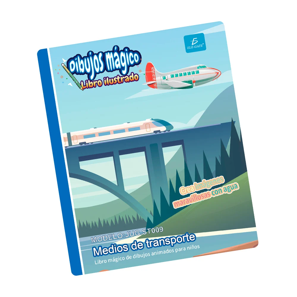 Libro mágico reutilizable con dibujos i...