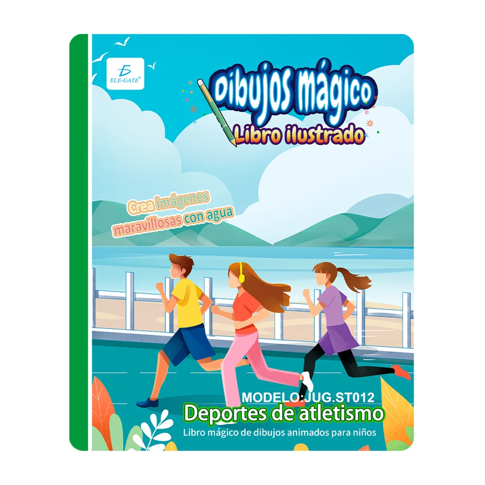 Libro mágico reutilizable con dibujos i...