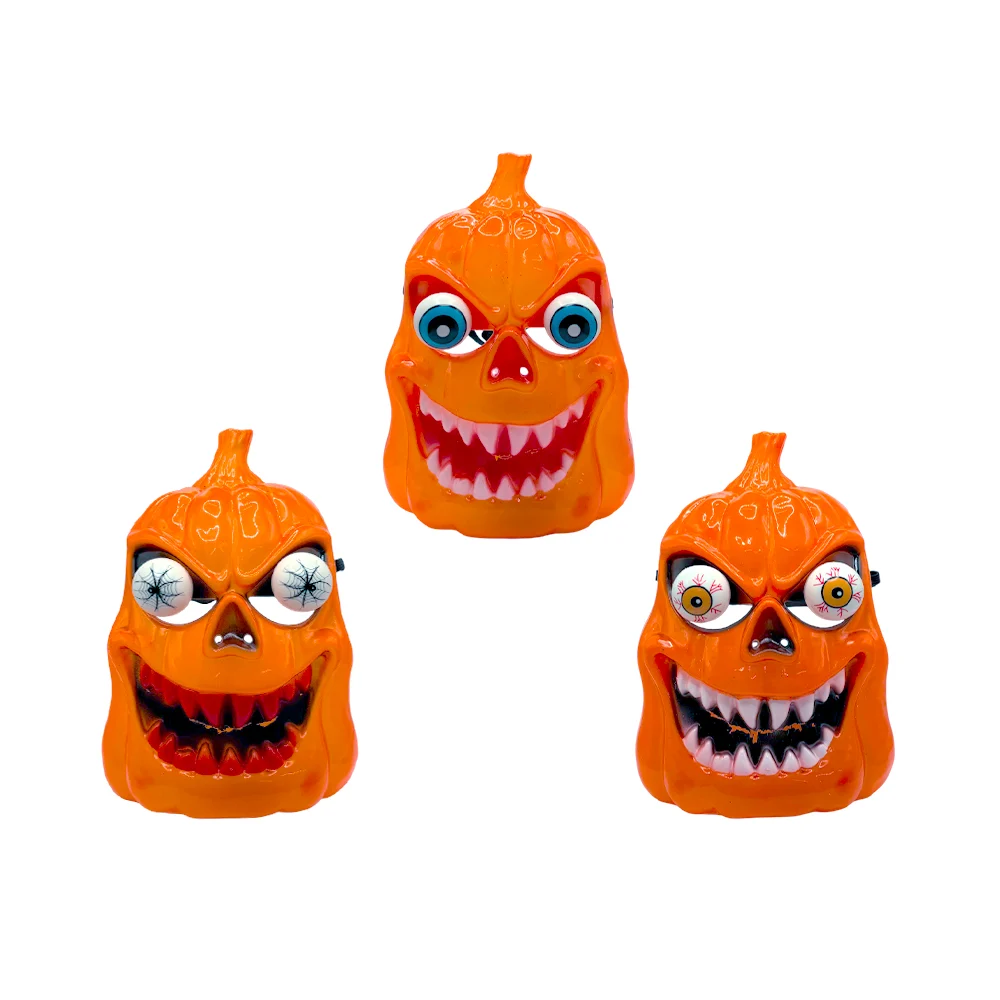 Máscara de calabaza terrorifica con ojos moviles, variedad de modelos / k2311