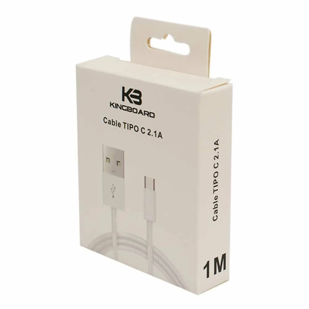 Cable usb a tipo c 1m 2.1a kb-tipoc-1719