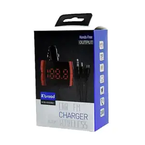 Plug transmisor inalámbrico mp3 rectangular con pantalla digital, pul…