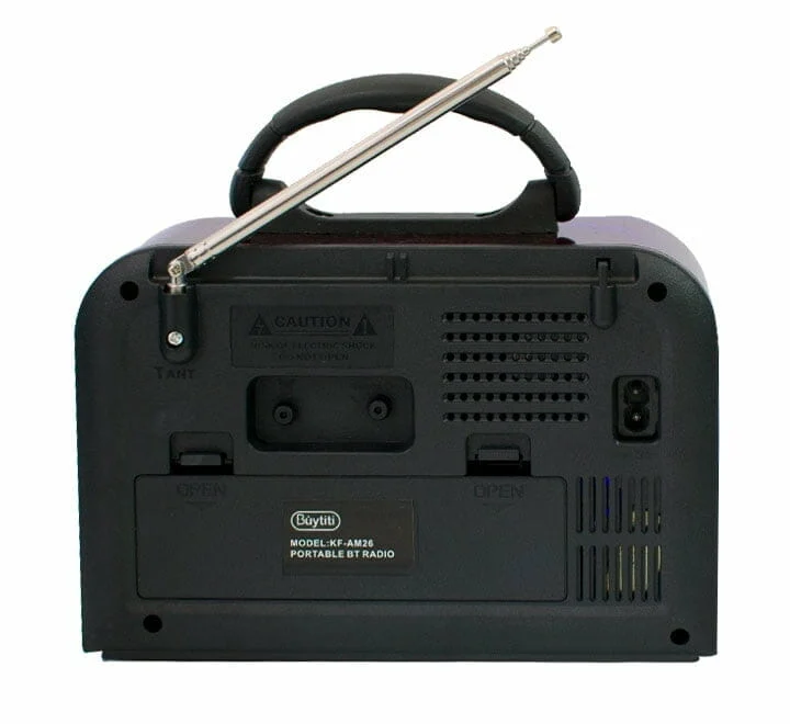 Radio buytiti 3 bandas am fm sw con usb tf kf-am26