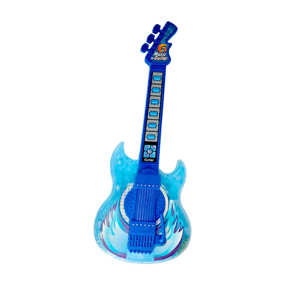Guitarra mp3 de juguete con luz y sonido + micrófono con base / singer star / hd-788 / hd-789