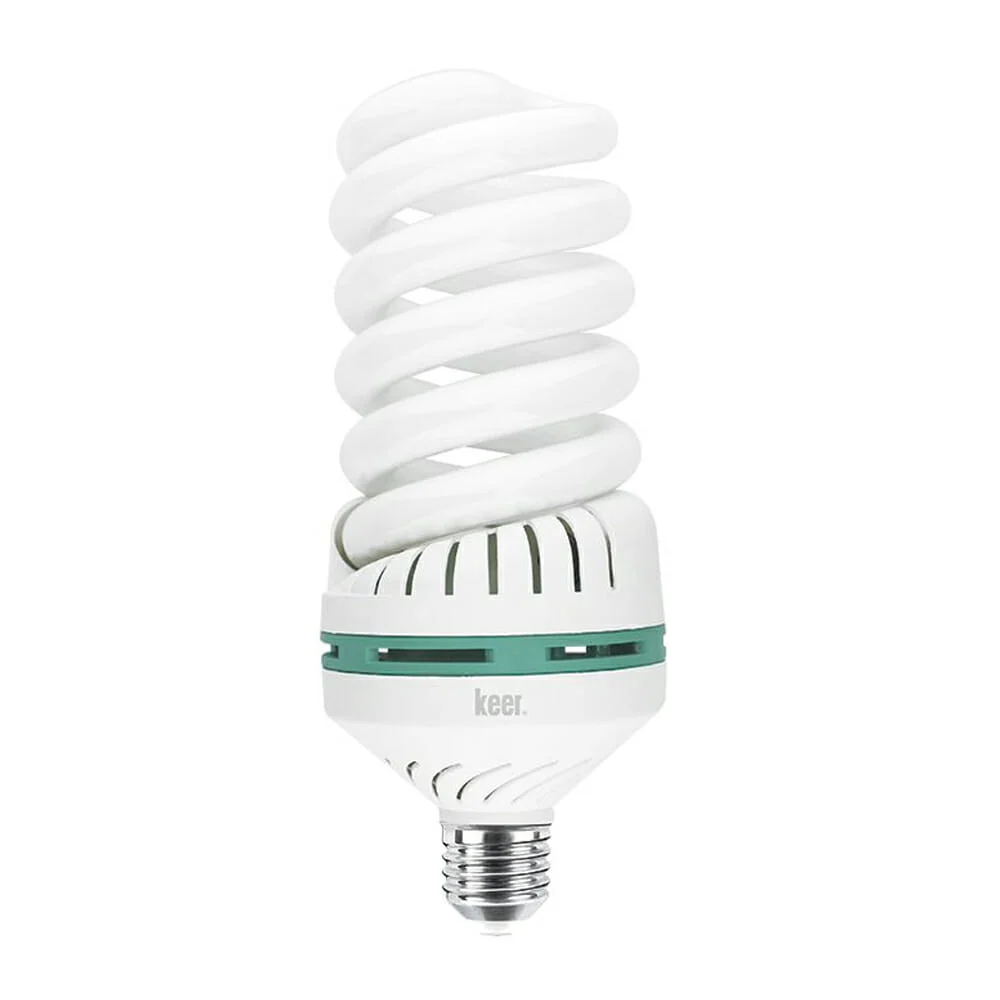 Foco ahorrador tipo espiral de luz fría...