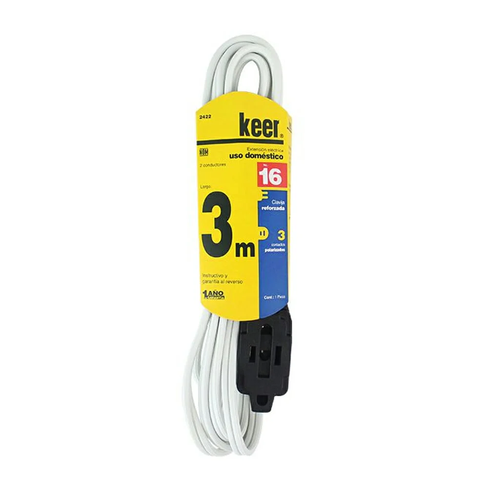 Extensión blanca keer para uso domésti...
