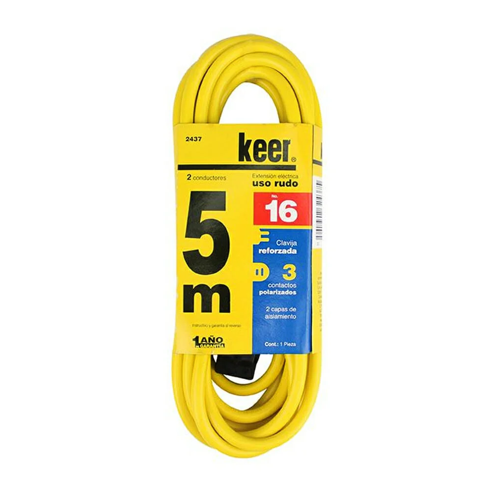 Extensión amarilla keer para uso rudo d...