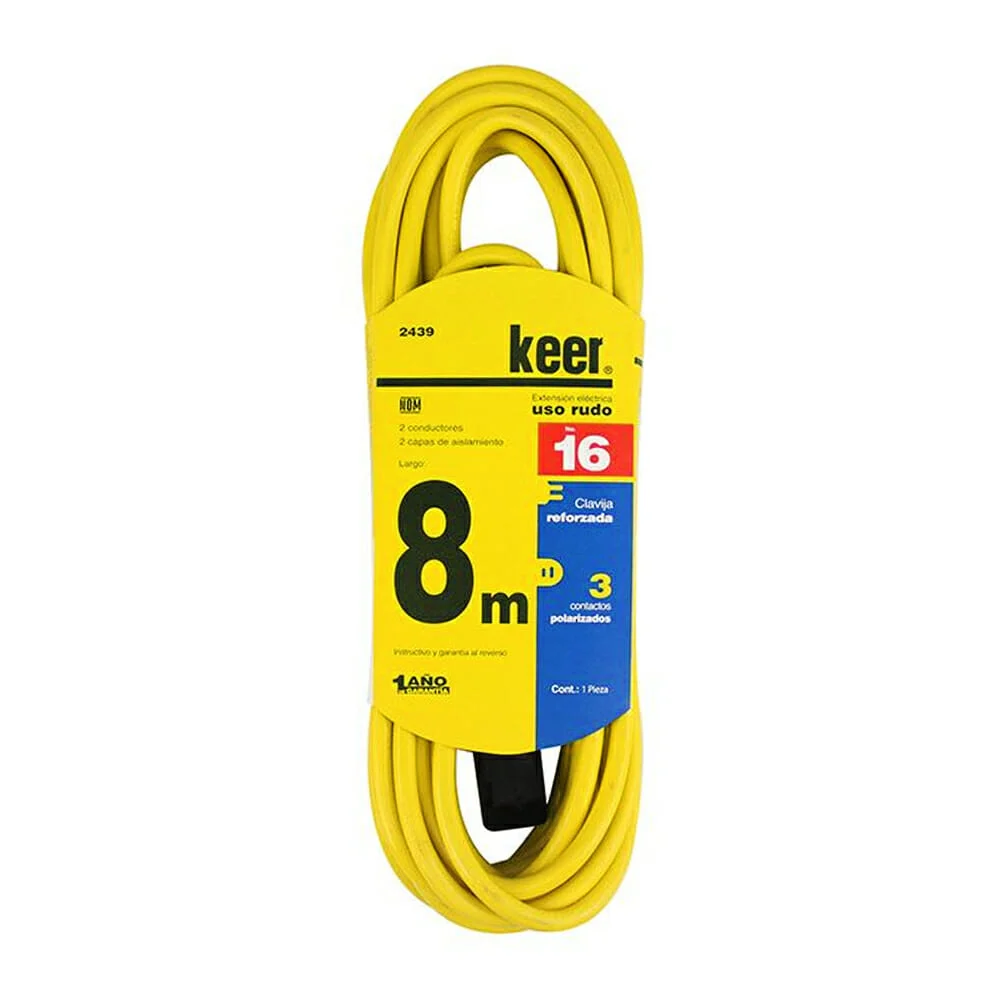 Extensión amarilla keer para uso rudo d...