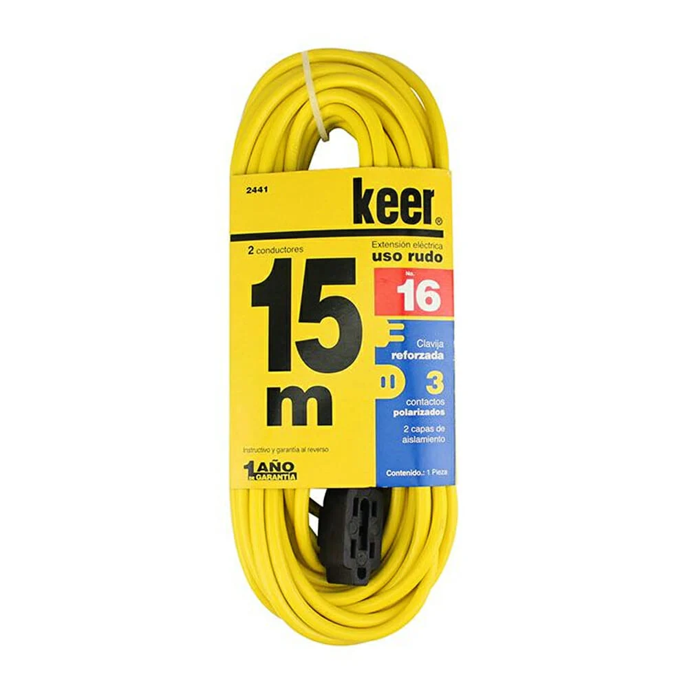 Extensión amarilla keer para uso rudo d...