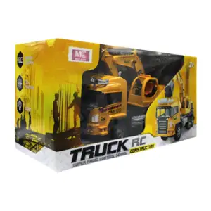 Carro camión excavadora a control remoto con luz y sonido / truck rc …