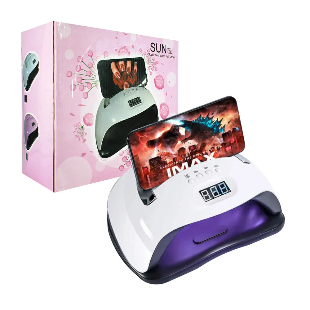 Lámpara led / uv para uñas, con sensor + soporte para el celular / la-13
