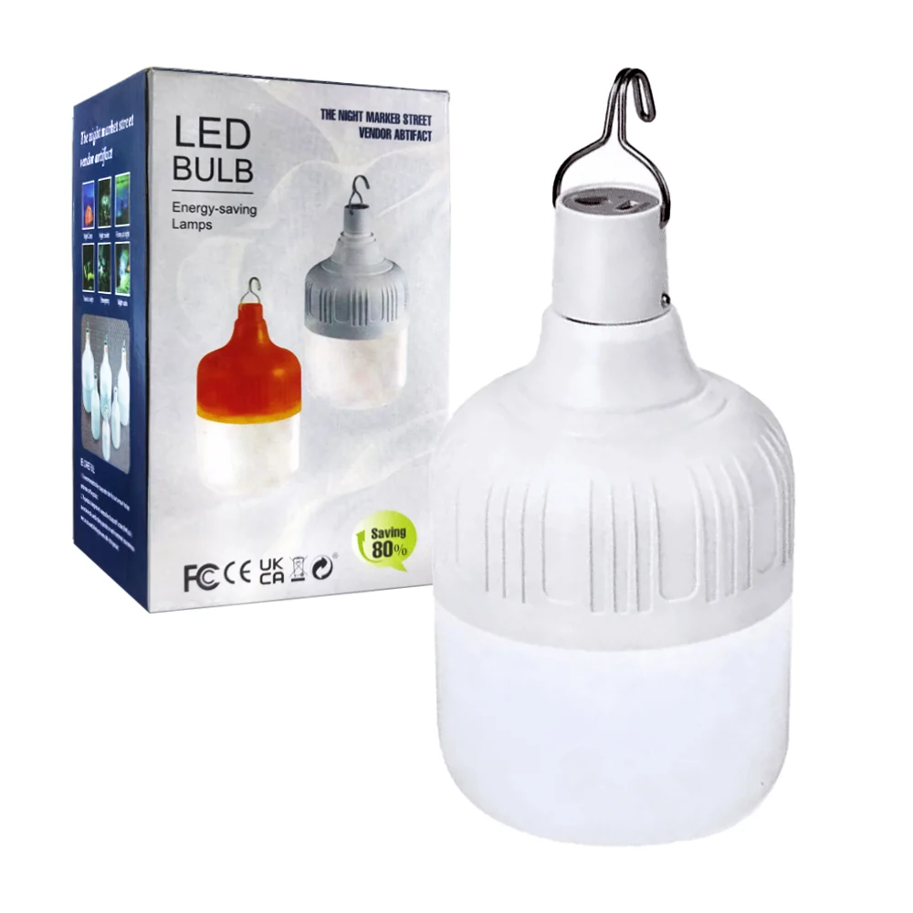 Foco grande de emergencia multifuncional con 3 niveles de luz y 2 parpadeos