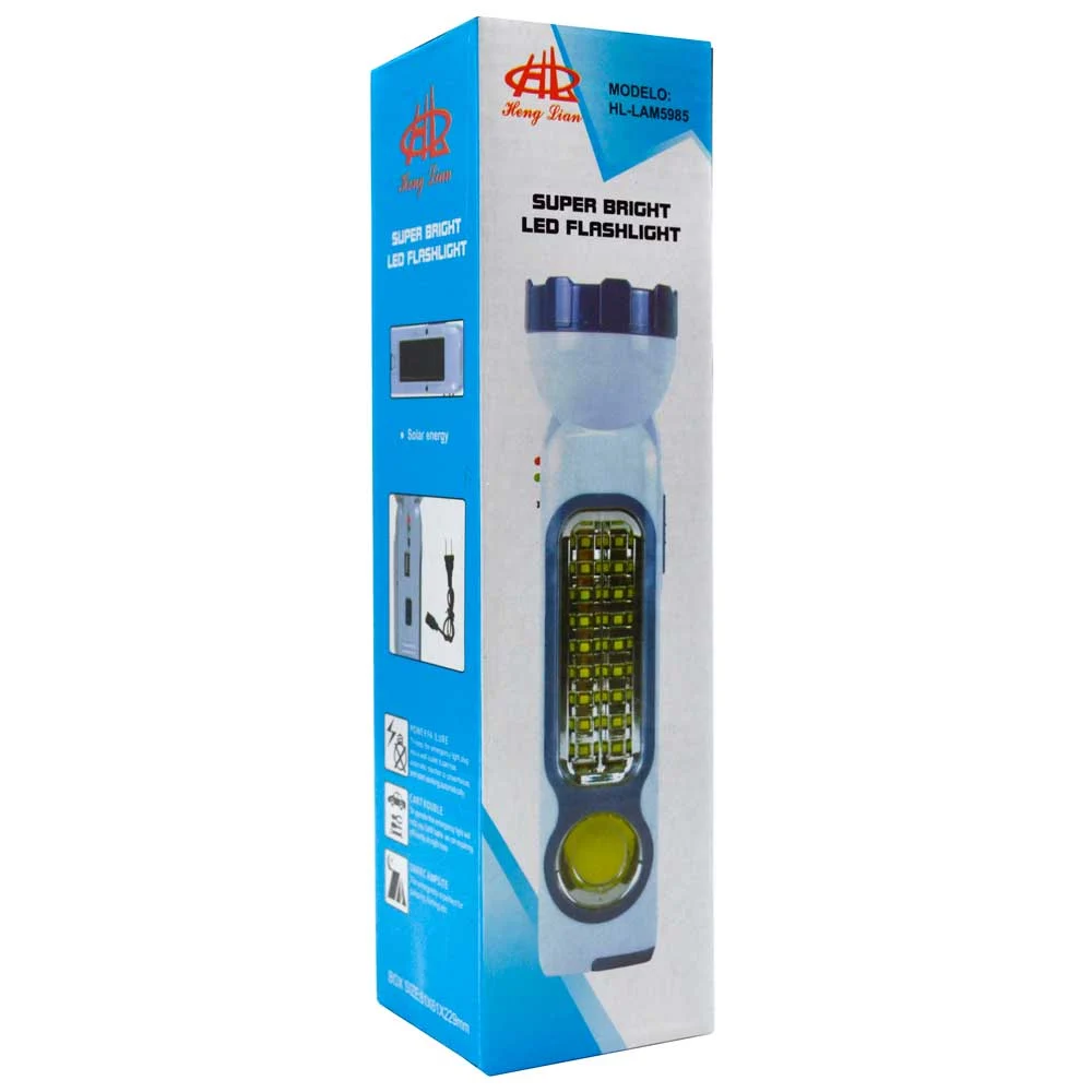 Lámpara portátil recargable / super bright led flashlight / lam5985