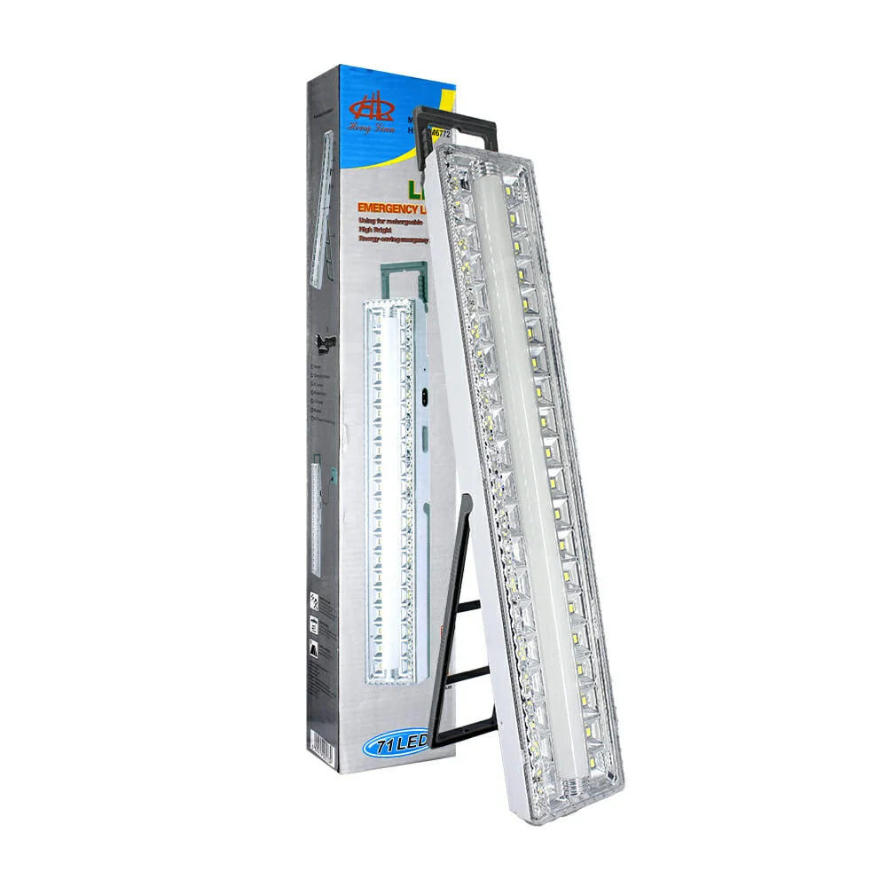 Lámpara recargable de emergencia con 71 leds de alta potencia / hl-lam6772