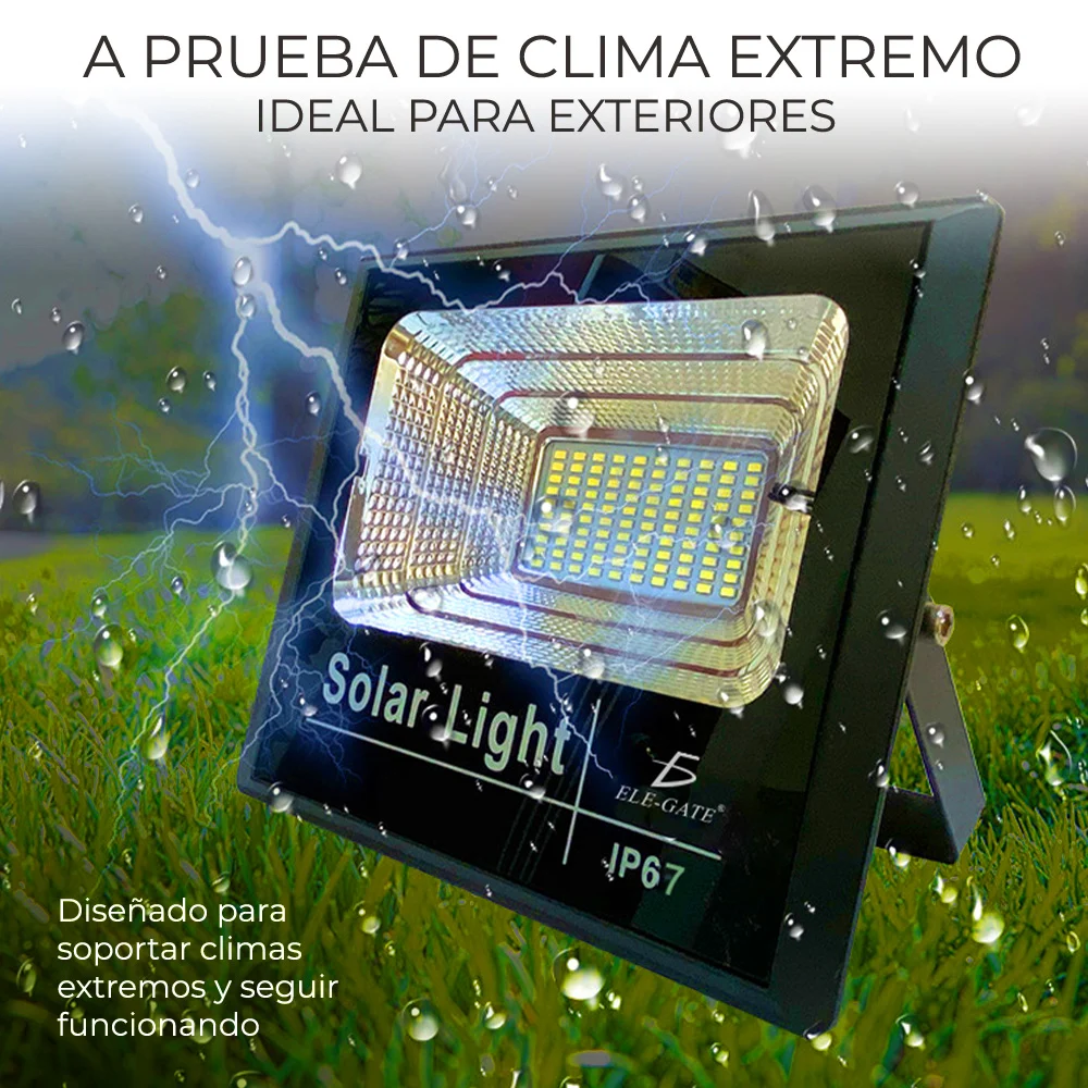 led solar 40w ideal para exteriores