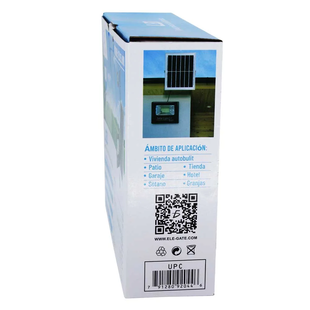 Reflector led 60w con panel solar led.23.60w + hold.led.23.60w