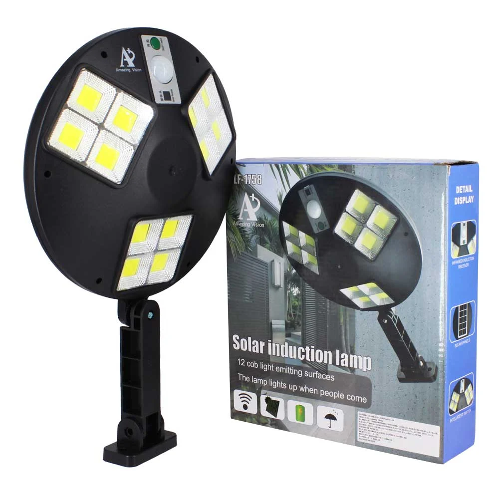 Lámpara solar con sensor lf-1758 / 120cob / R867