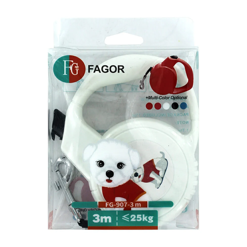 Correa retráctil para mascota, 3m, variedad de colores / fagor / lf-cw9881 / yoyo-d55
