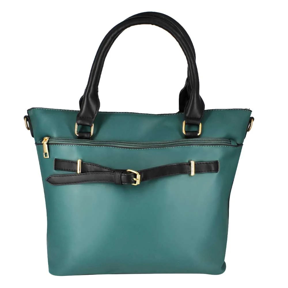 Bolsa de mano para dama lisa de piel variedad de colores -lk-951
