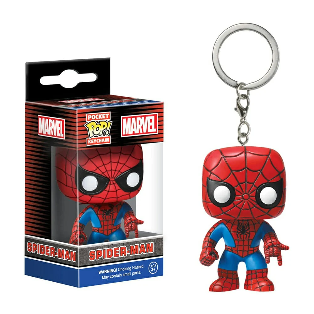 Llavero pop con diseño de spider-man / 9836