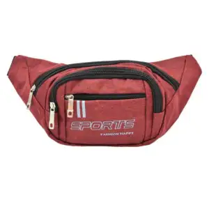 Cangurera de 4 compartimentos con leyenda sports, variedad de colores…