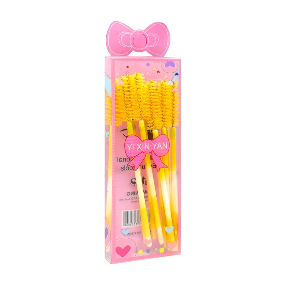 Paquete con 10 cepillos para cejas o pes...