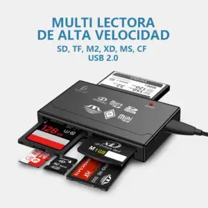 Multi conector externo de memorias micro con 6 entradas sd a usb 2.0 …