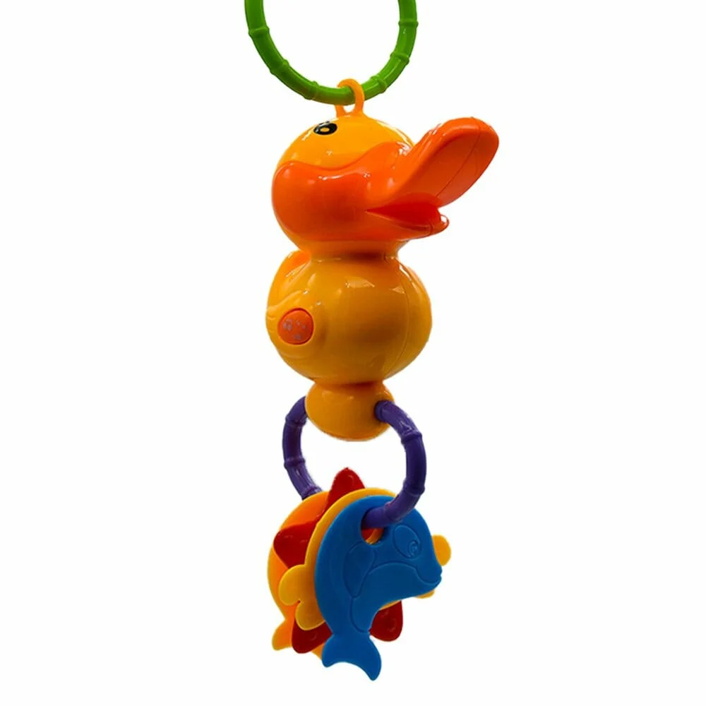 Sonaja interactiva con luz y sonido para bebé, variedad de diseños / baby rattle toys
