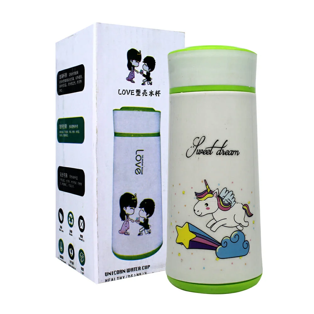 Vaso de cristal con diseño de unicornio y la leyenda sweet dream / lu373