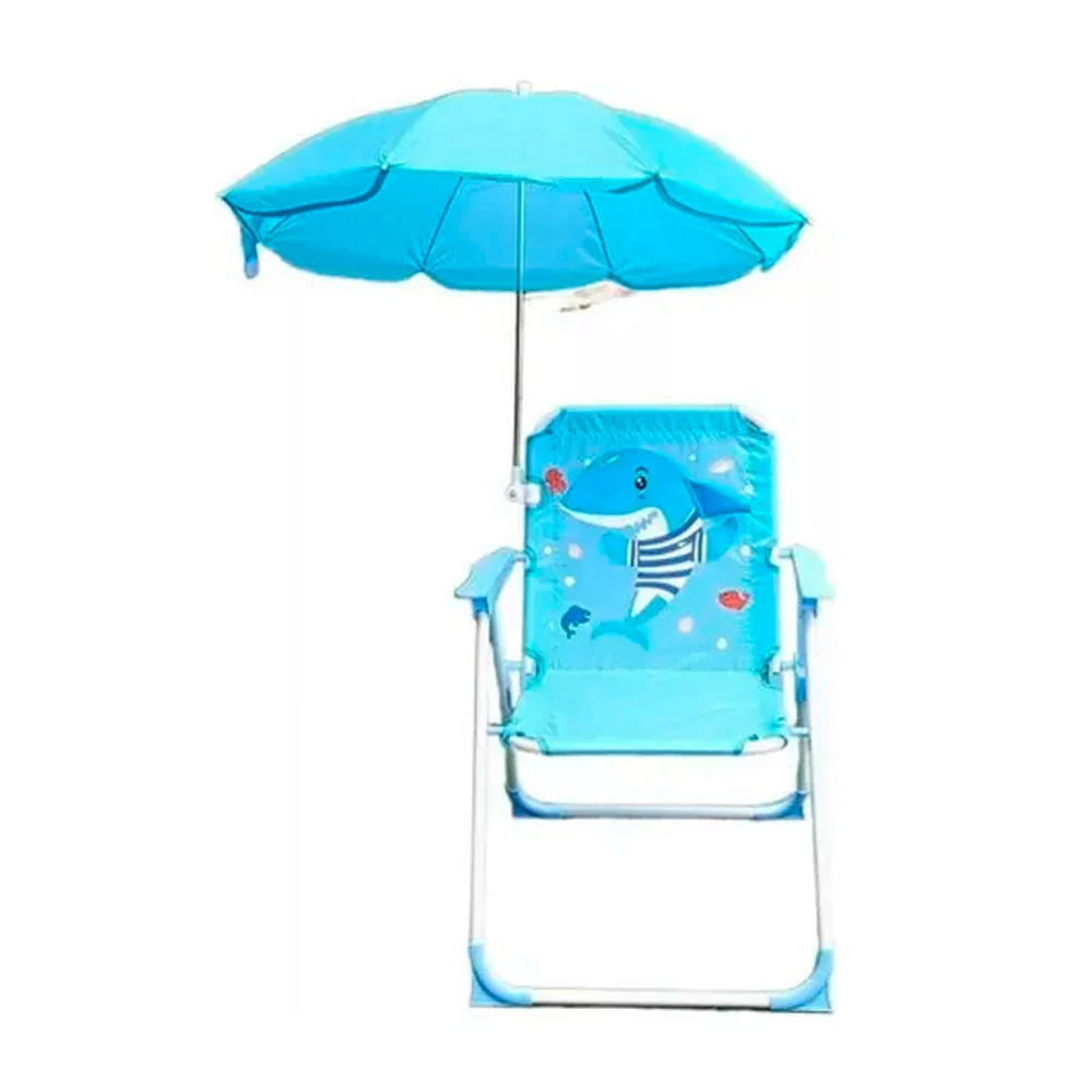 Silla reposera plegable infantil con som...