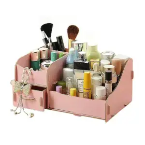 Organizador multifuncional de madera con 4 compartimientos / lu725 / …