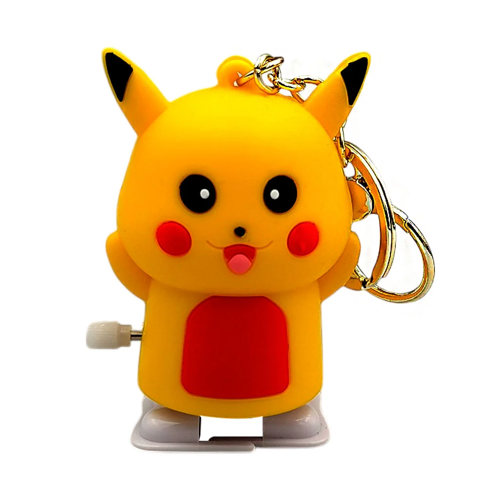 Llavero chillón con movimiento de cuerda, diseño de personaje animado, variedad