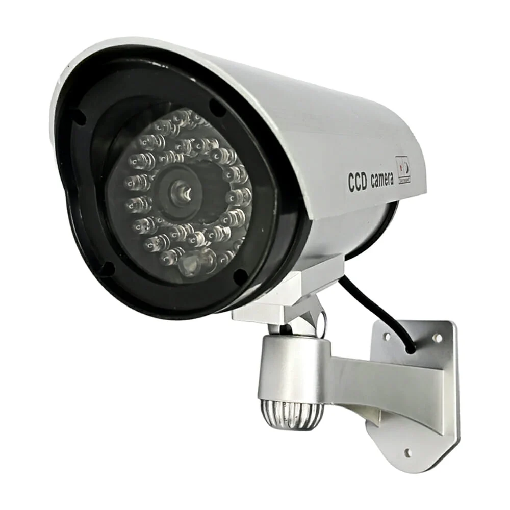 Cámara empotrable simulada con luz led infrarroja y estampa / dummy ir camera