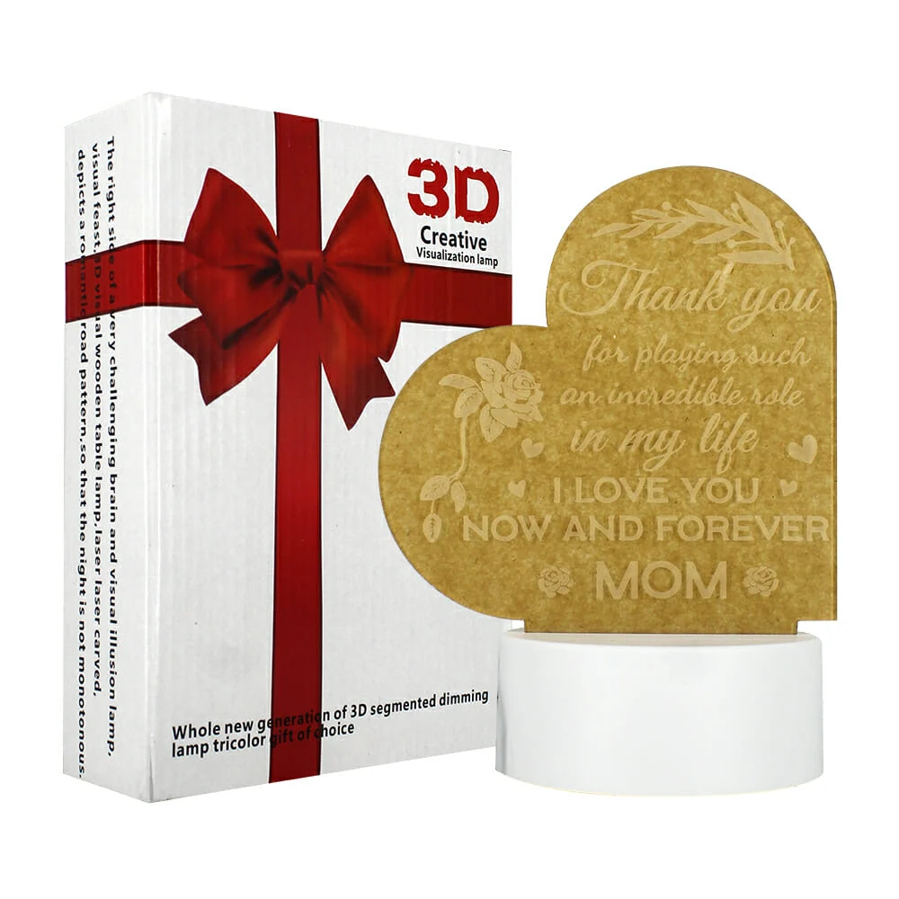 Base usb de luz led cálida con figura d...