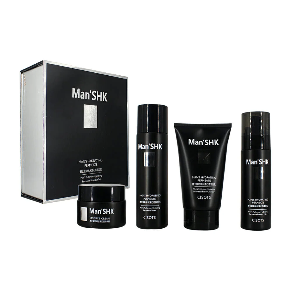 Kit con 3 cremas hidratantes y tónico facial para el cuidado de la piel / jfq19412 / manshk