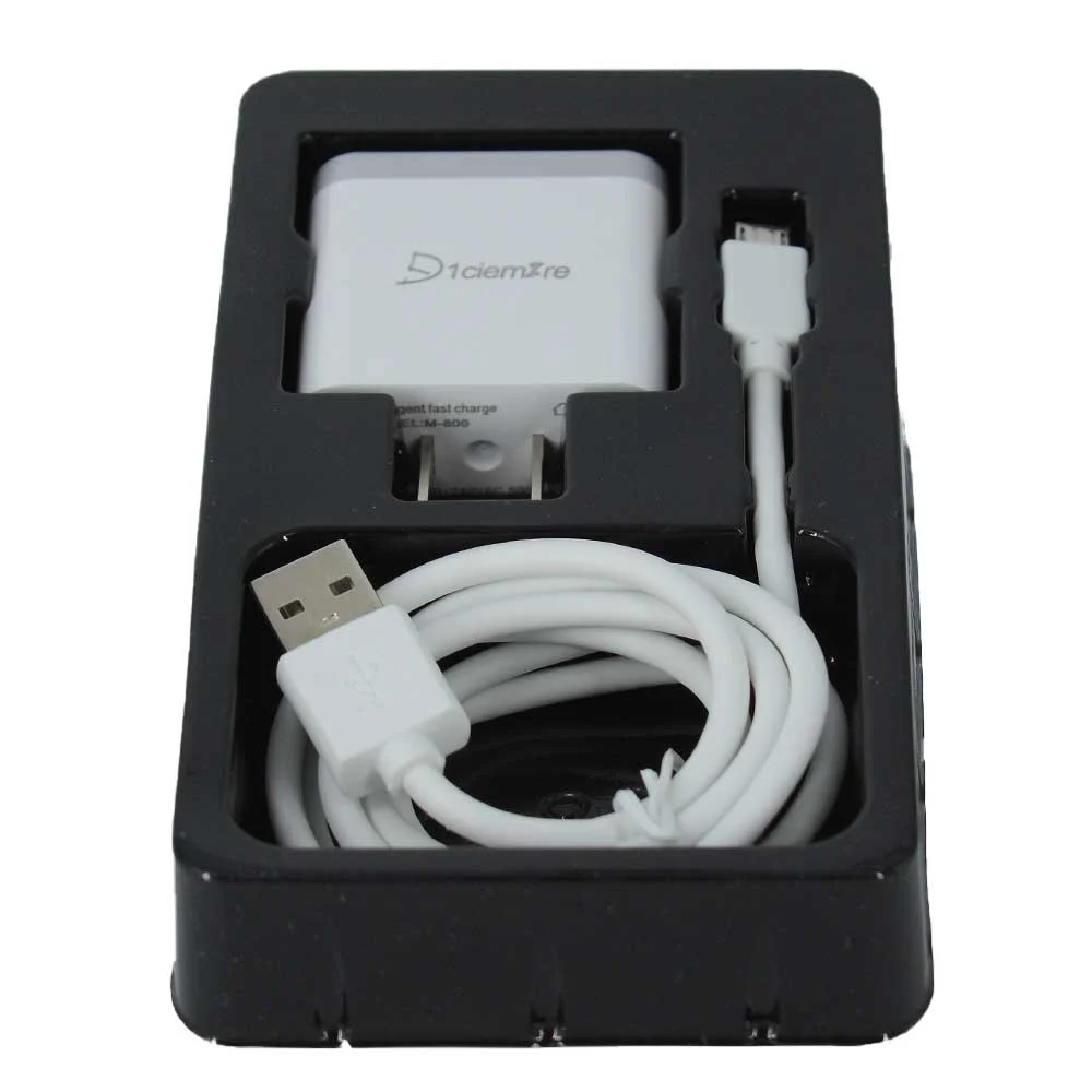 Combo cargador d1ciemzre con entrada v8 para carga de 2a / m-800