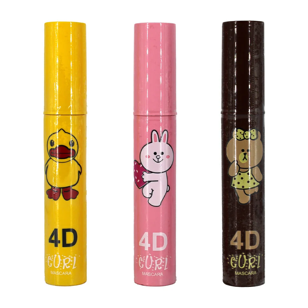 1pza Rímel million pauline con efecto 4D para pestañas 12ml / 4d curl mascara