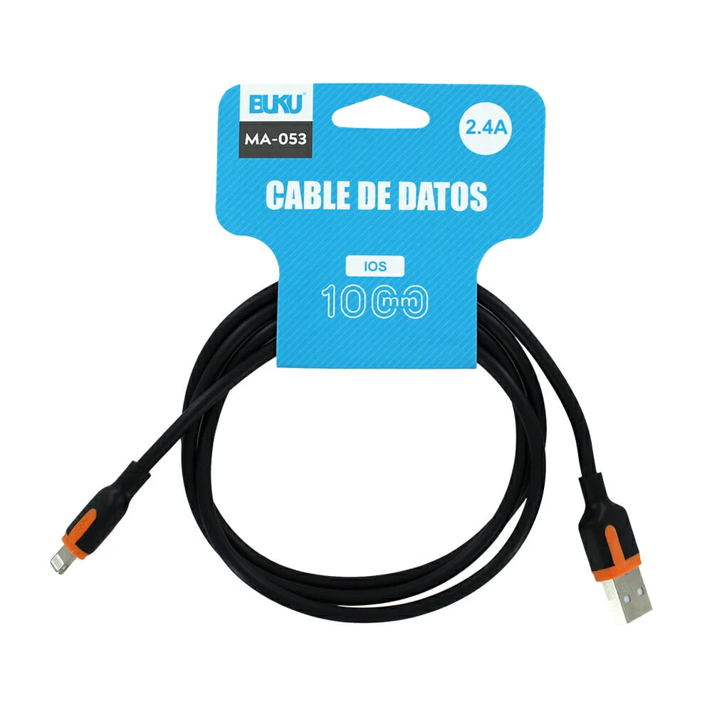 Cable de datos con entrada lightning 1000mm